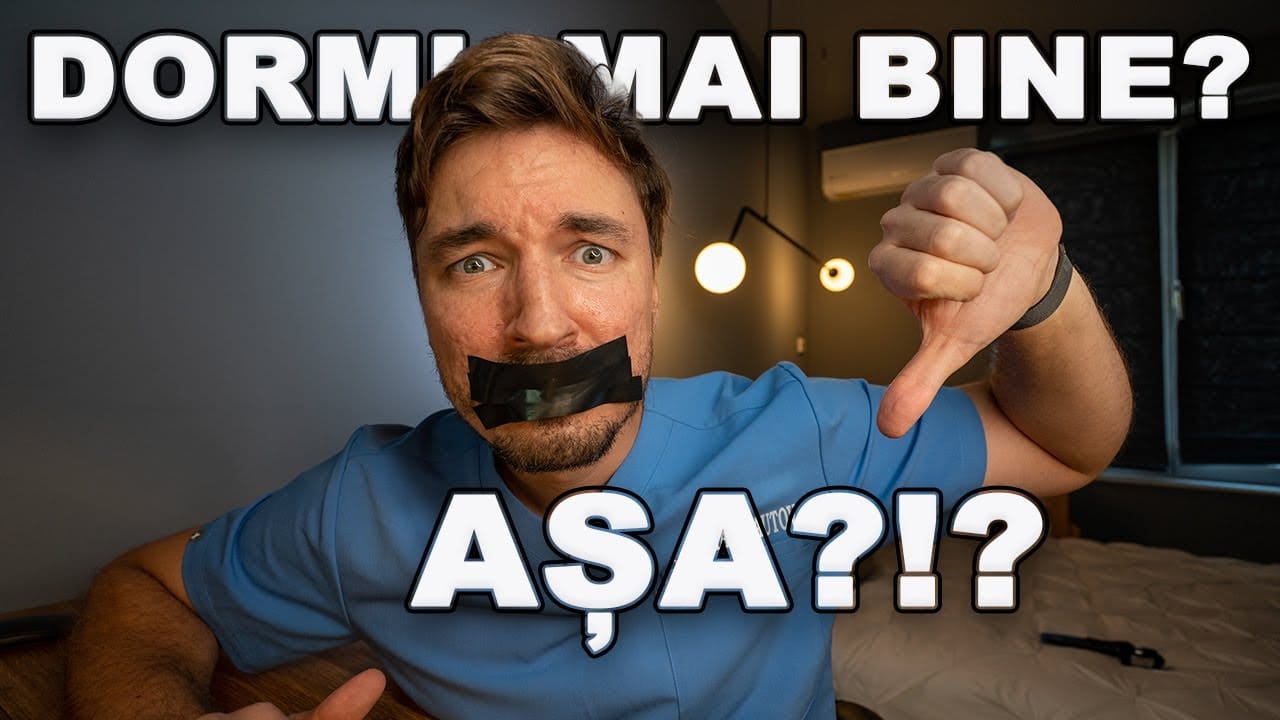 Dormi mai bine cu scotch pe gură? Am întrebat un medic.