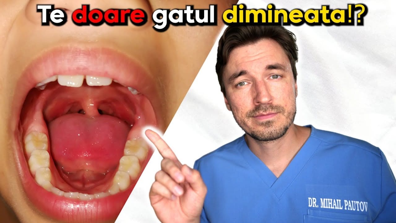 De ce te doare gâtul dimineața?