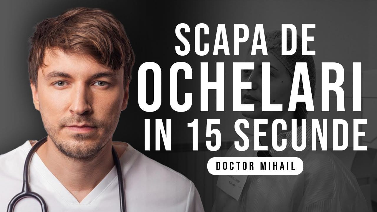 Scapă de ochelarii de vedere în sub 15 secunde pentru fiecare ochi 👓