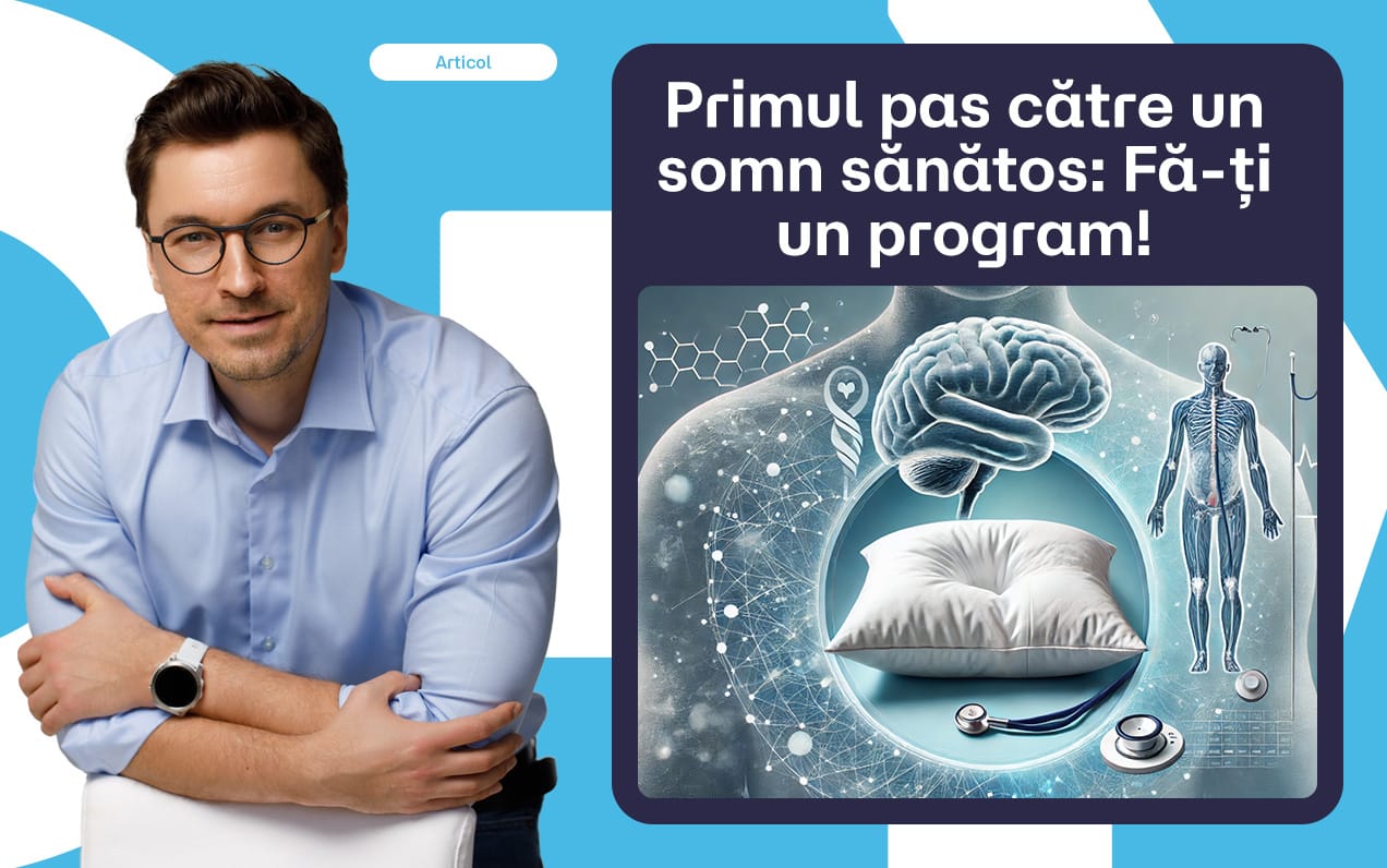 Primul pas către un somn sănătos: Fă-ți un program!