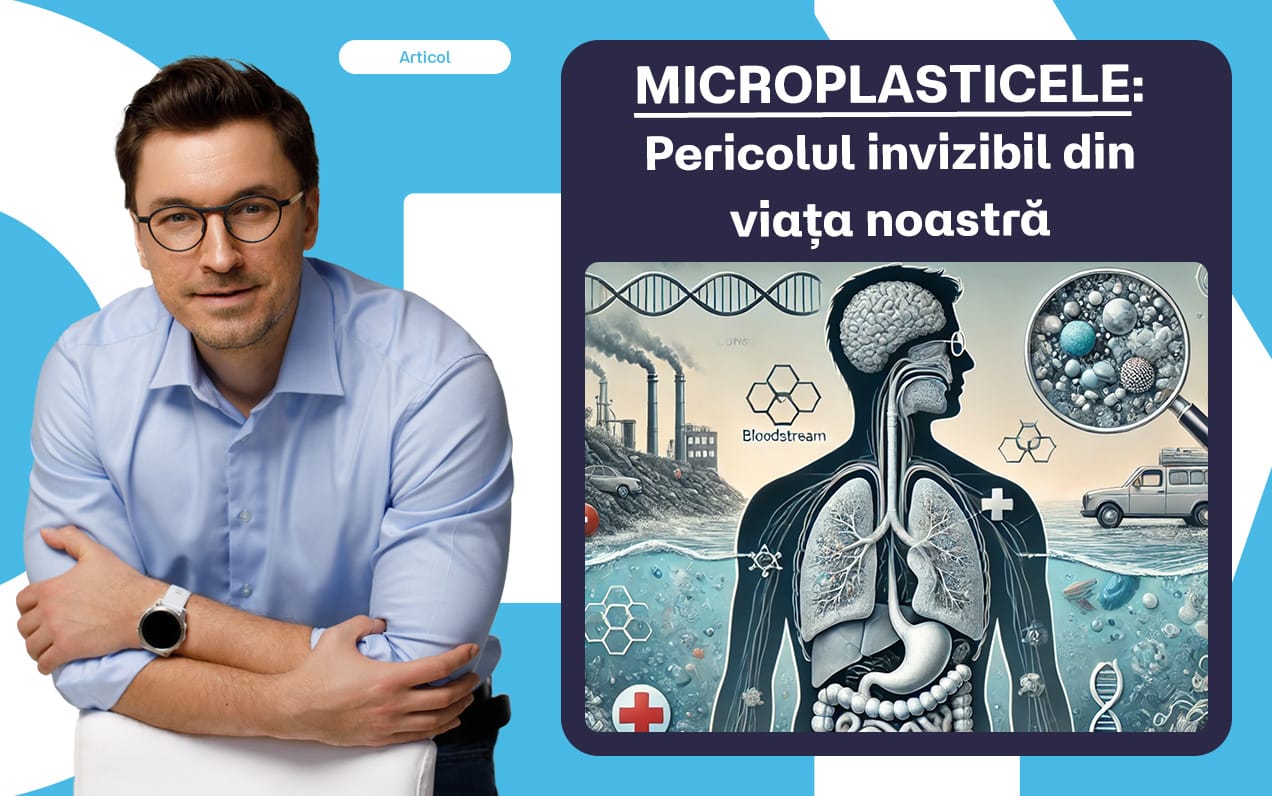Microplastice din apă și mâncare: un pericol invizibil
