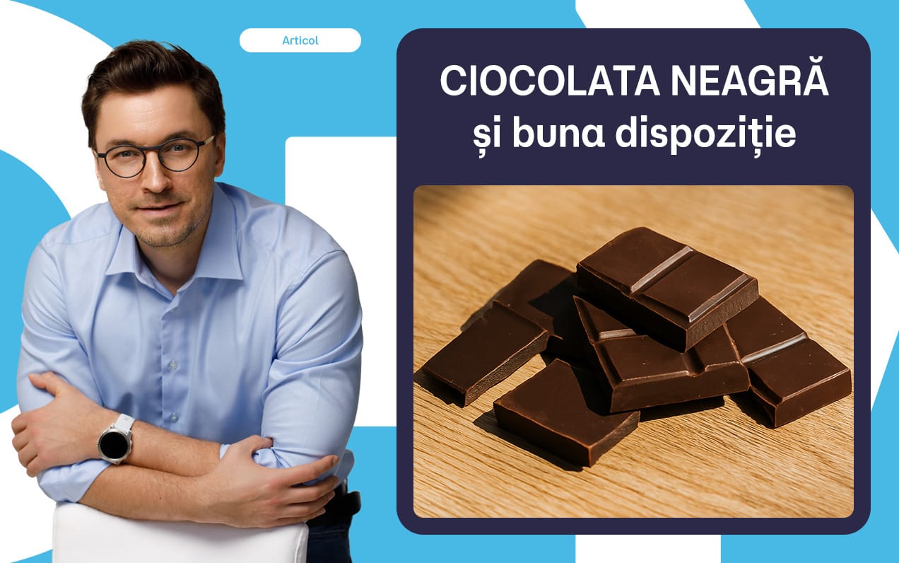 Ciocolata neagra îți crește REAL dispoziția – dovedit științific