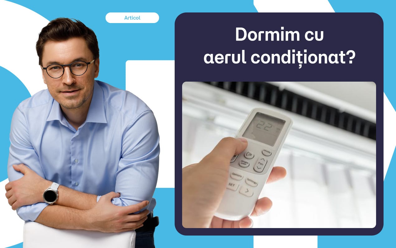 Dormim cu aerul condiționat pornit, noaptea? Ce spun experții