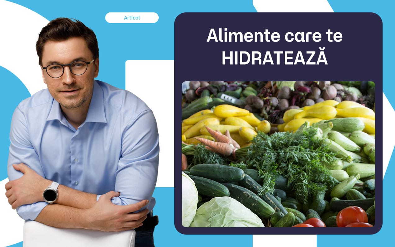 15 alimente care te hidratează mai bine decât un pahar cu apă