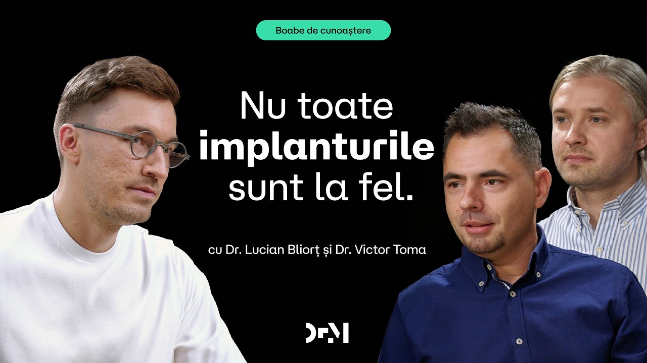 Implant dentar la orice vârstă | BOABE DE CUNOAȘTERE | cu Dr. Lucian Bliorț și Dr. Victor Toma