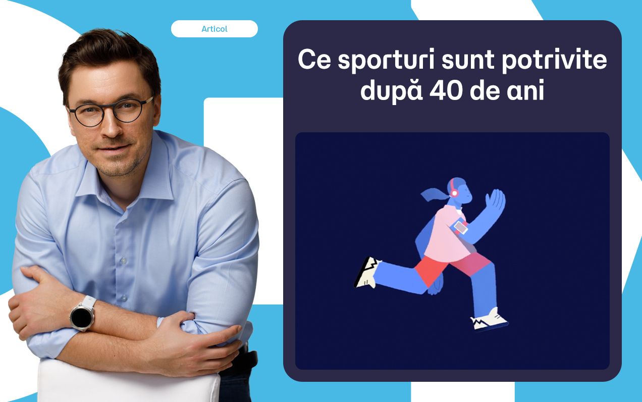 Ce sporturi sunt potrivite după 40 de ani. Mișcare simplă, făcută constant