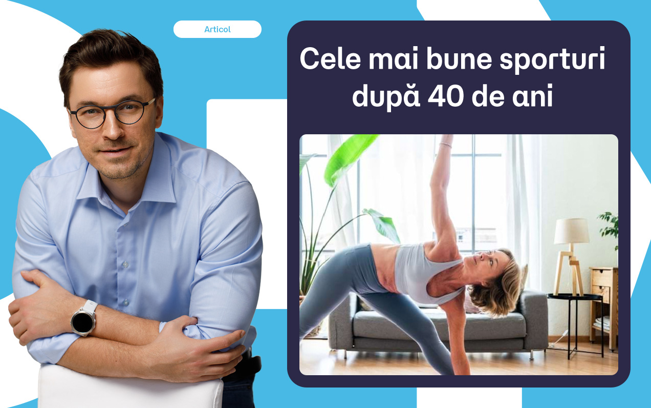 Cele mai bune sporturi după 40 de ani