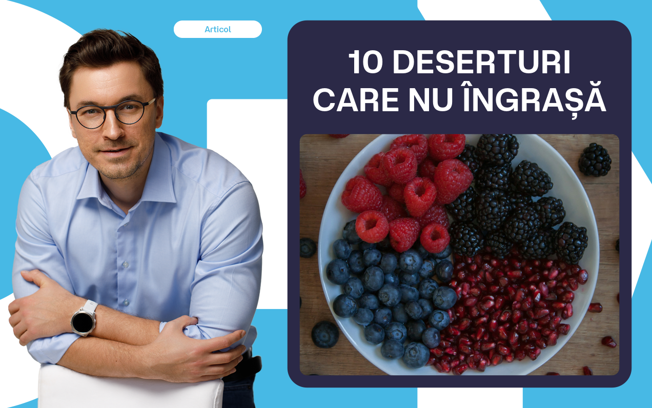 10 deserturi care nu îngrașă și pe care le faci în 5 minute