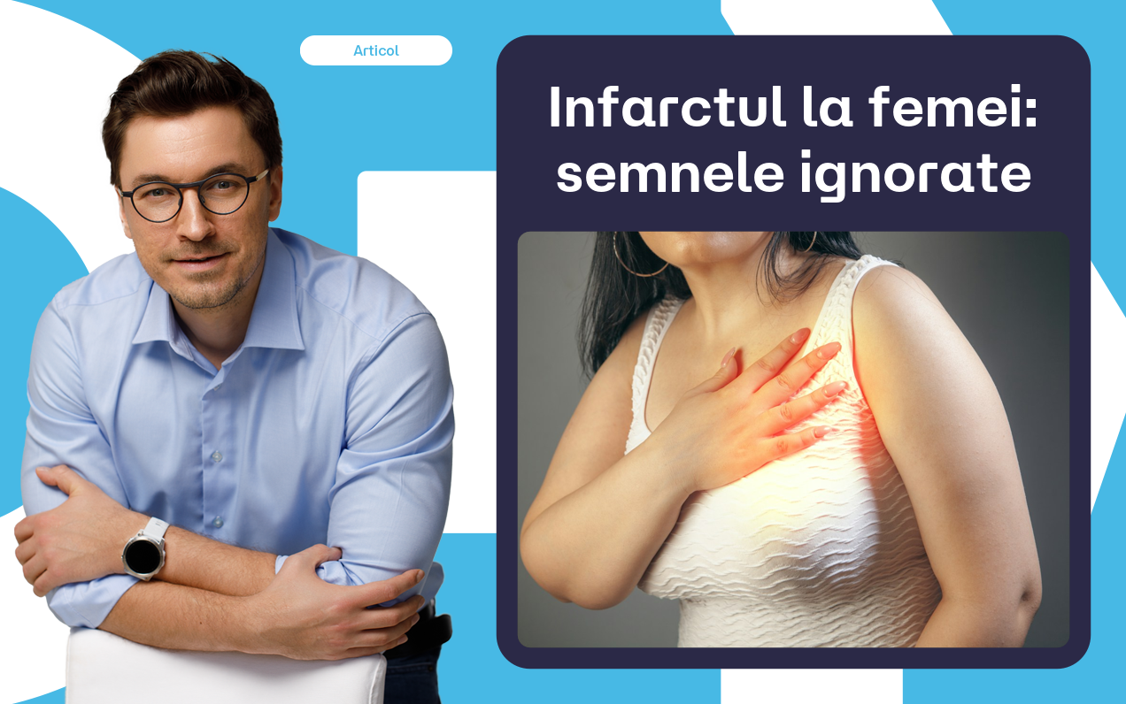 Infarctul la femei: semnele care nu seamănă cu cele din filme