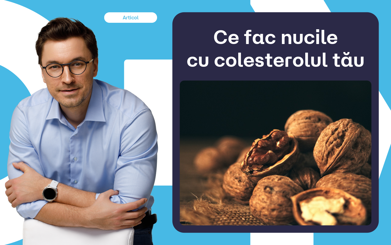 Ce se întâmplă cu colesterolul tău când mănânci nuci zilnic